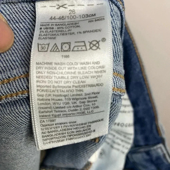 💚Banana Republic -High Rise Straight - cutoff shorts - US26 - Picture 3 of 9